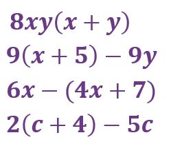 Expresiones algebraicas