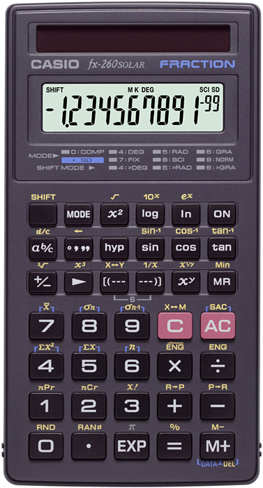 Calculadora fx260 solar-CASIO