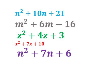 9ª CLASE DE ÁLGEBRA factorizar trinomios