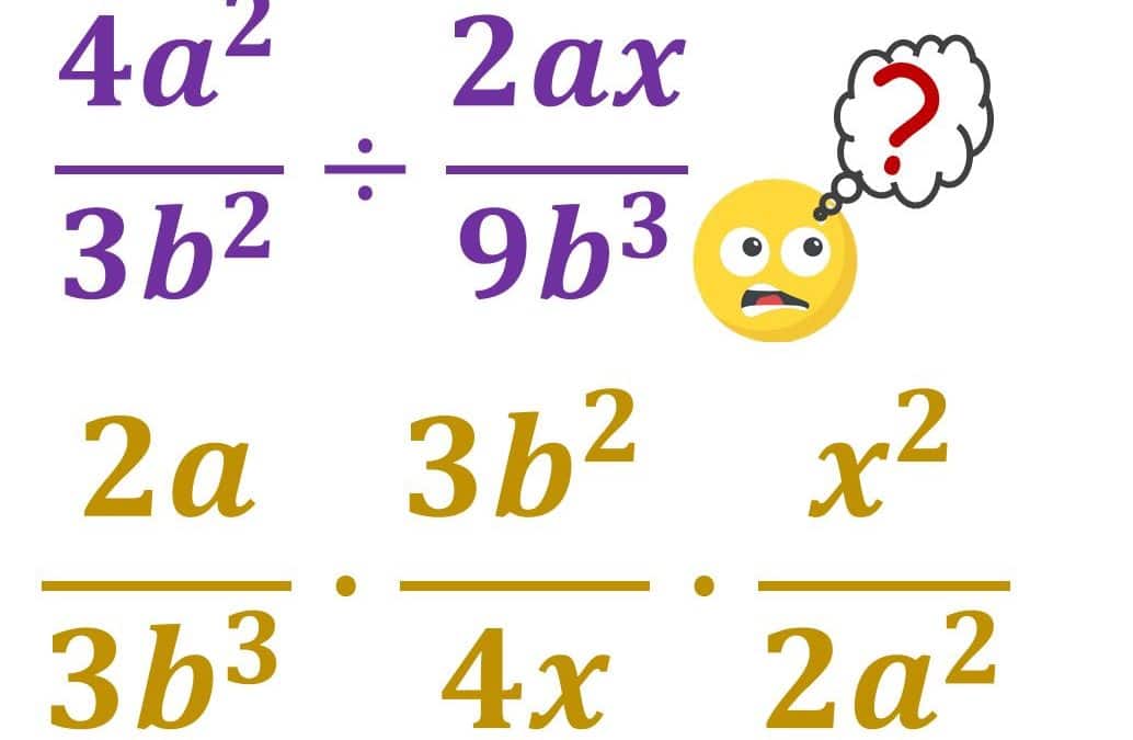 11ª CLASE DE ÁLGEBRA – multiplicación y división de fracciones